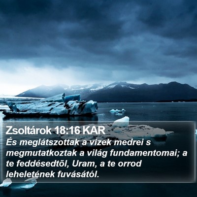 Zsoltárok 18:16 KAR Bible Verse Image