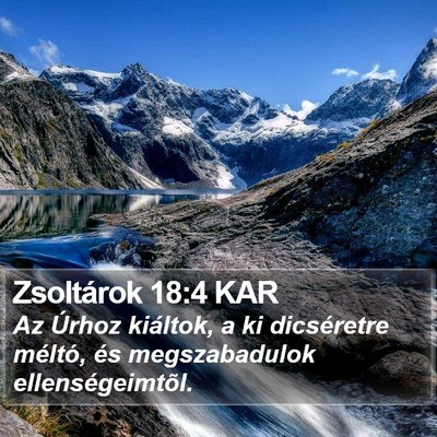 Zsoltárok 18:4 KAR Bible Verse Image