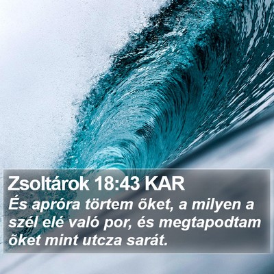 Zsoltárok 18:43 KAR Bible Verse Image