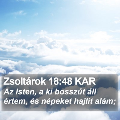 Zsoltárok 18:48 KAR Bible Verse Image