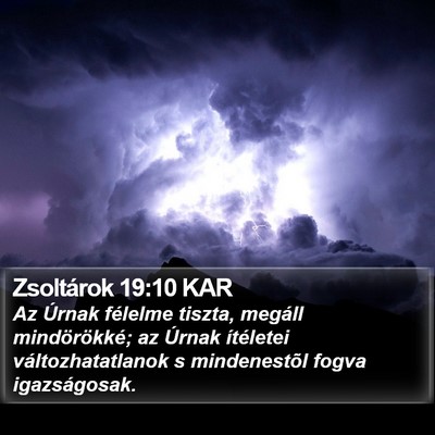 Zsoltárok 19:10 KAR Bible Verse Image
