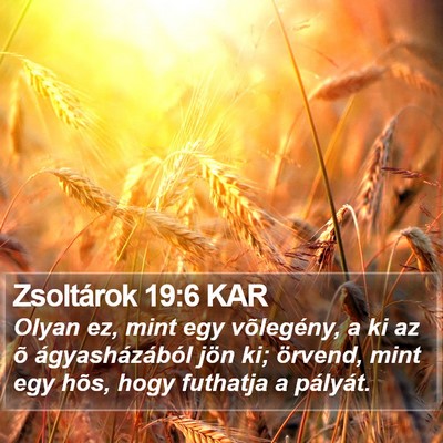 Zsoltárok 19:6 KAR Bible Verse Image