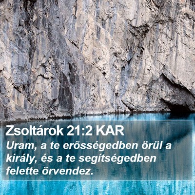 Zsoltárok 21:2 KAR Bible Verse Image