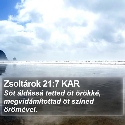 Zsoltárok 21:7 KAR Bible Verse Image