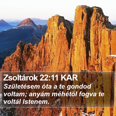 Zsoltárok 22:11 KAR Bible Verse Image