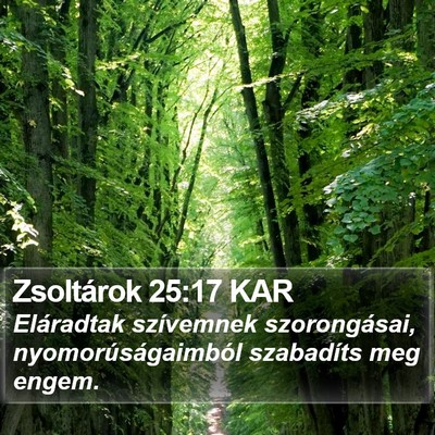 Zsoltárok 25:17 KAR Bible Verse Image