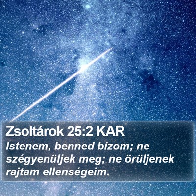 Zsoltárok 25:2 KAR Bible Verse Image