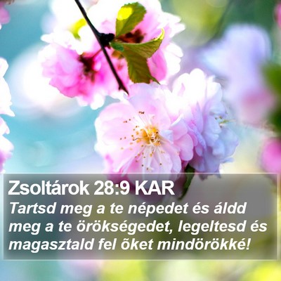 Zsoltárok 28:9 KAR Bible Verse Image