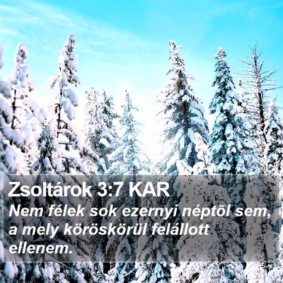 Zsoltárok 3:7 KAR Bible Verse Image