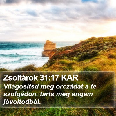 Zsoltárok 31:17 KAR Bible Verse Image