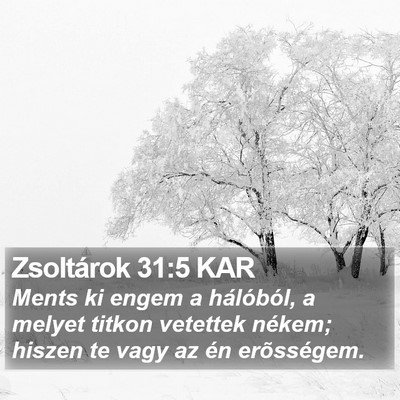 Zsoltárok 31:5 KAR Bible Verse Image