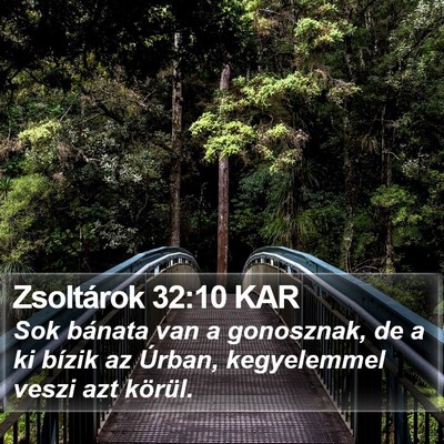 Zsoltárok 32:10 KAR Bible Verse Image