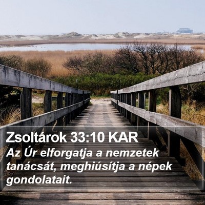 Zsoltárok 33:10 KAR Bible Verse Image