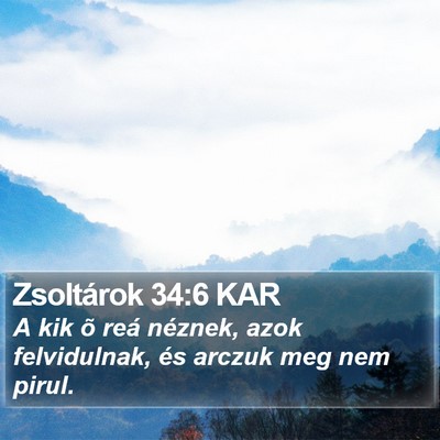Zsoltárok 34:6 KAR Bible Verse Image