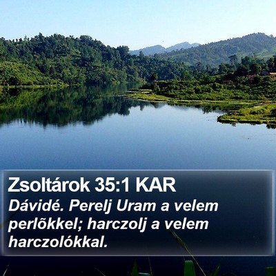 Zsoltárok 35:1 KAR Bible Verse Image