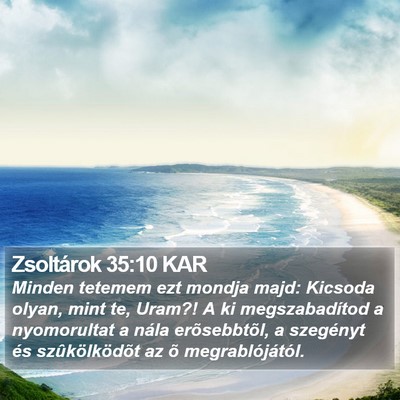 Zsoltárok 35:10 KAR Bible Verse Image