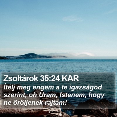 Zsoltárok 35:24 KAR Bible Verse Image