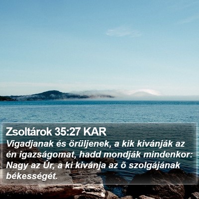 Zsoltárok 35:27 KAR Bible Verse Image
