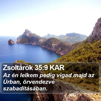 Zsoltárok 35:9 KAR Bible Verse Image