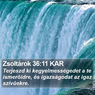 Zsoltárok 36:11 KAR Bible Verse Image