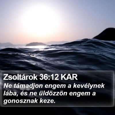 Zsoltárok 36:12 KAR Bible Verse Image
