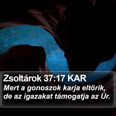 Zsoltárok 37:17 KAR Bible Verse Image