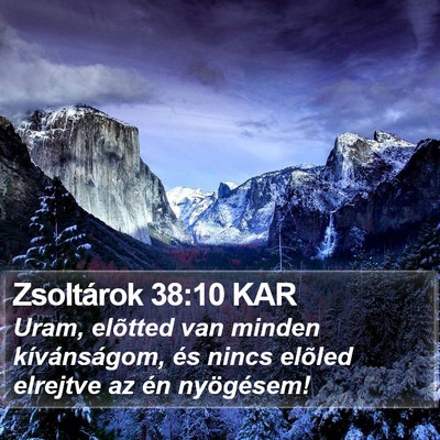Zsoltárok 38:10 KAR Bible Verse Image