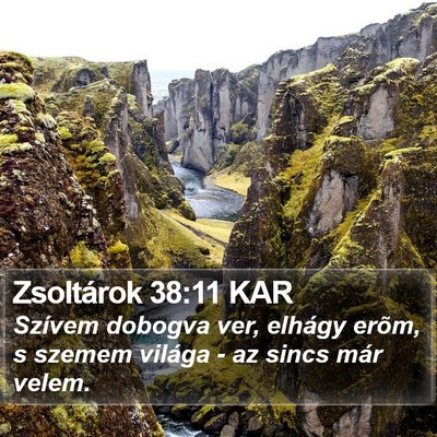 Zsoltárok 38:11 KAR Bible Verse Image