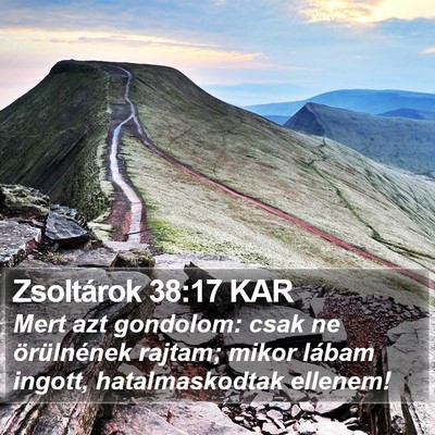 Zsoltárok 38:17 KAR Bible Verse Image