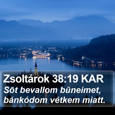 Zsoltárok 38:19 KAR Bible Verse Image