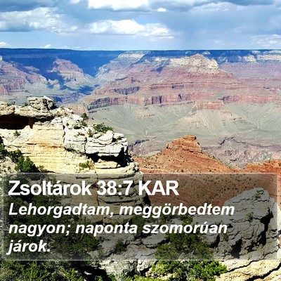 Zsoltárok 38:7 KAR Bible Verse Image