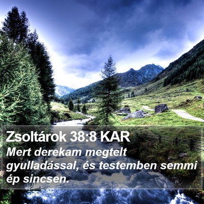 Zsoltárok 38:8 KAR Bible Verse Image