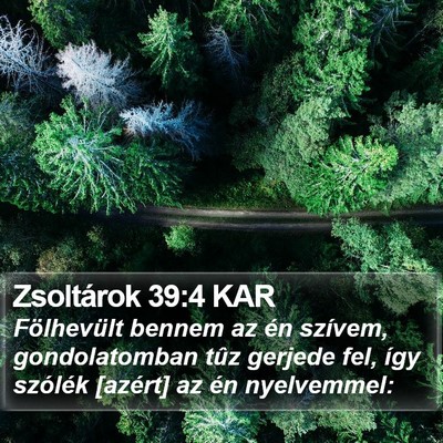 Zsoltárok 39:4 KAR Bible Verse Image