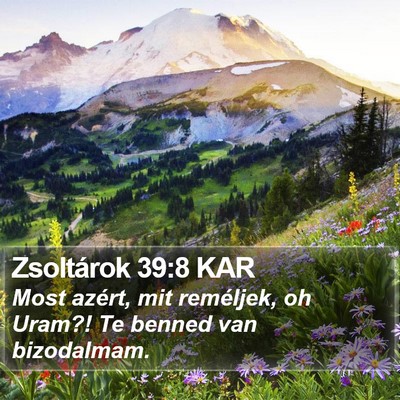 Zsoltárok 39:8 KAR Bible Verse Image