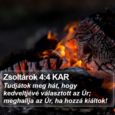 Zsoltárok 4:4 KAR Bible Verse Image