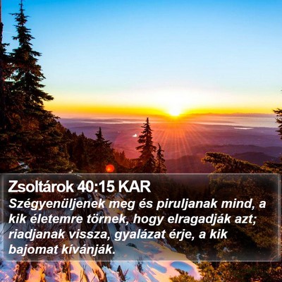 Zsoltárok 40:15 KAR Bible Verse Image