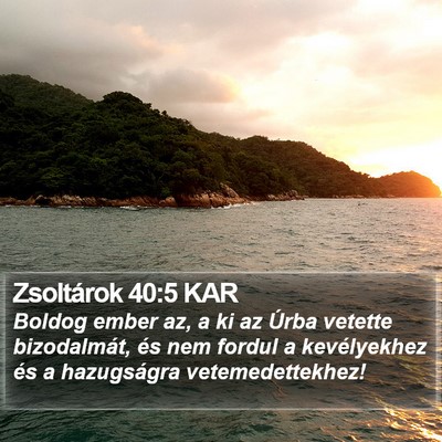 Zsoltárok 40:5 KAR Bible Verse Image