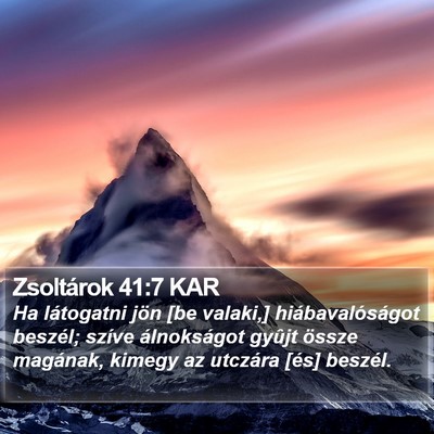 Zsoltárok 41:7 KAR Bible Verse Image