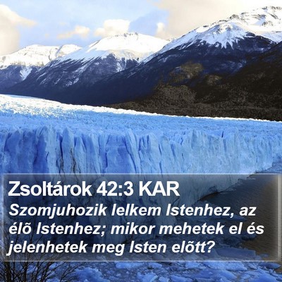 Zsoltárok 42:3 KAR Bible Verse Image