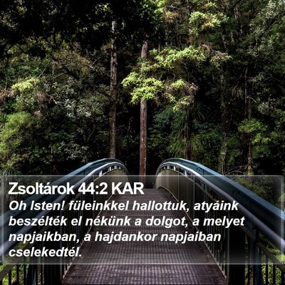 Zsoltárok 44:2 KAR Bible Verse Image