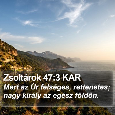 Zsoltárok 47:3 KAR Bible Verse Image
