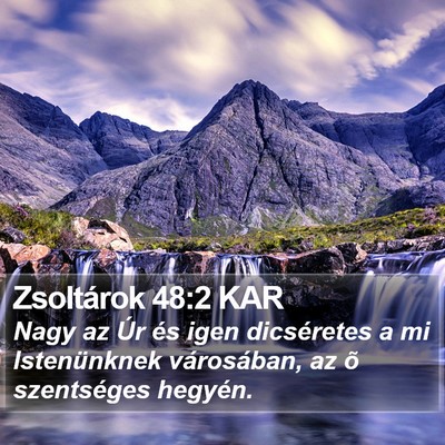 Zsoltárok 48:2 KAR Bible Verse Image