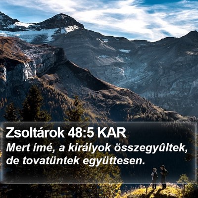 Zsoltárok 48:5 KAR Bible Verse Image