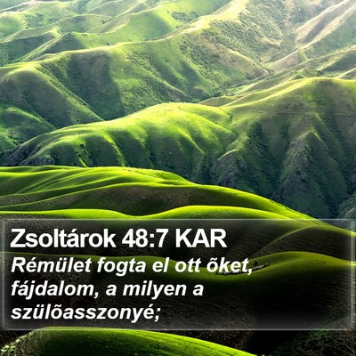 Zsoltárok 48:7 KAR Bible Verse Image