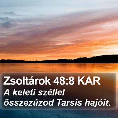 Zsoltárok 48:8 KAR Bible Verse Image