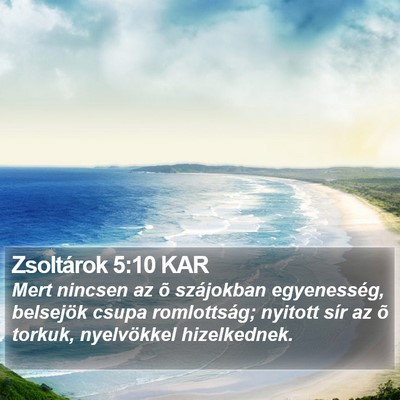 Zsoltárok 5:10 KAR Bible Verse Image