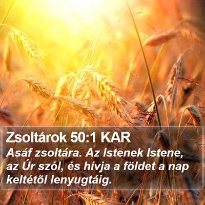 Zsoltárok 50:1 KAR Bible Verse Image