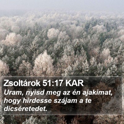 Zsoltárok 51:17 KAR Bible Verse Image