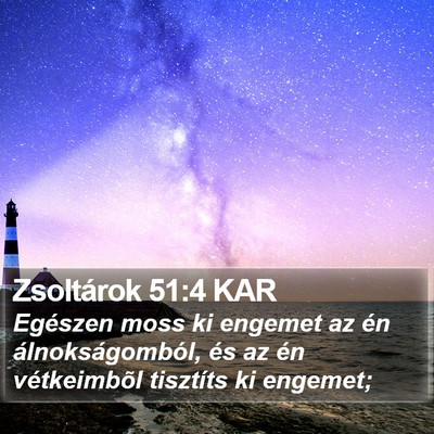 Zsoltárok 51:4 KAR Bible Verse Image