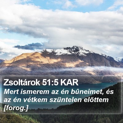 Zsoltárok 51:5 KAR Bible Verse Image